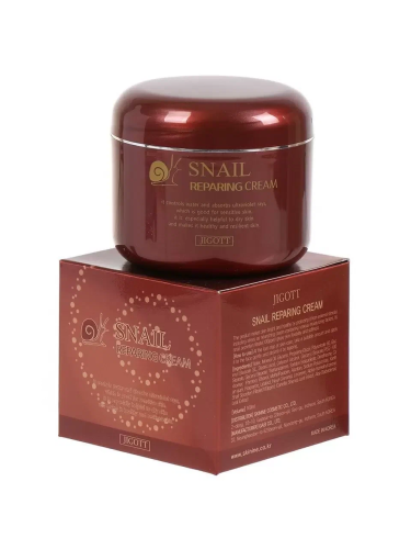 JIGOTT крем д/лица с муцином улитки восстанавливающий 100мл